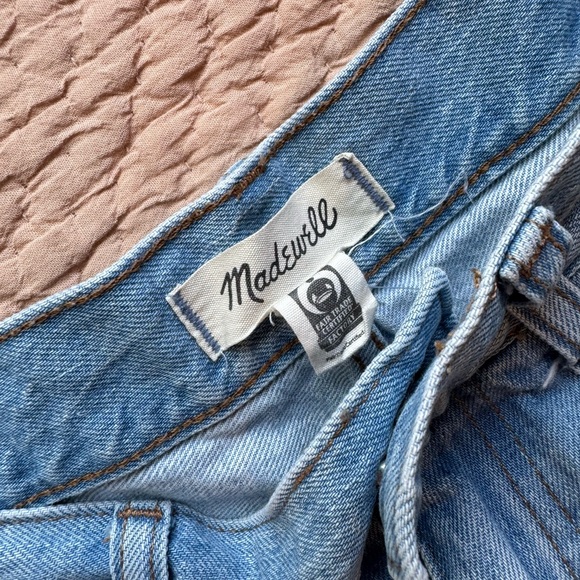Madewell Light Blue Baggy Jean Shorts, Size 29, Excellent Used Condition! 6 inch - Picture 2 of 10